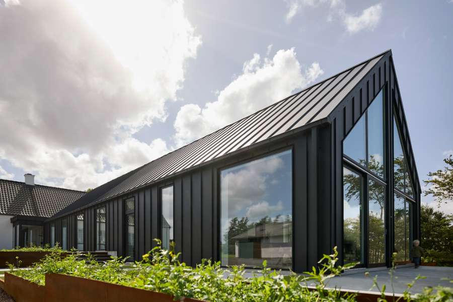 Steel roof and facade set the stage for Danish countryside charm, Bøelvej 13, 6880 Tarm, Denmark